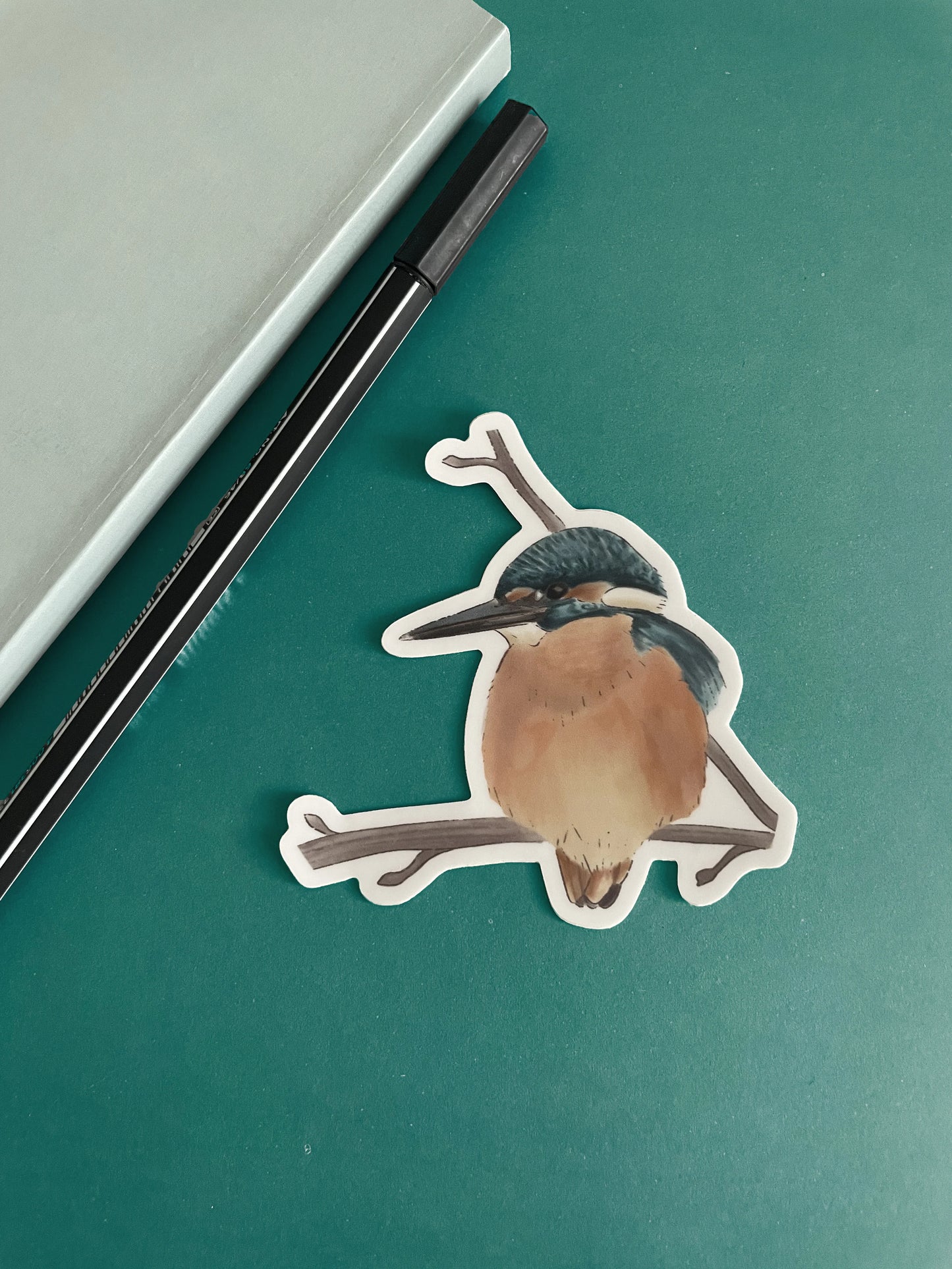 Bird Die-Cut Sticker – Bird Lover Gift – Waterproof Vinyl Decal for Notebooks & Bottles