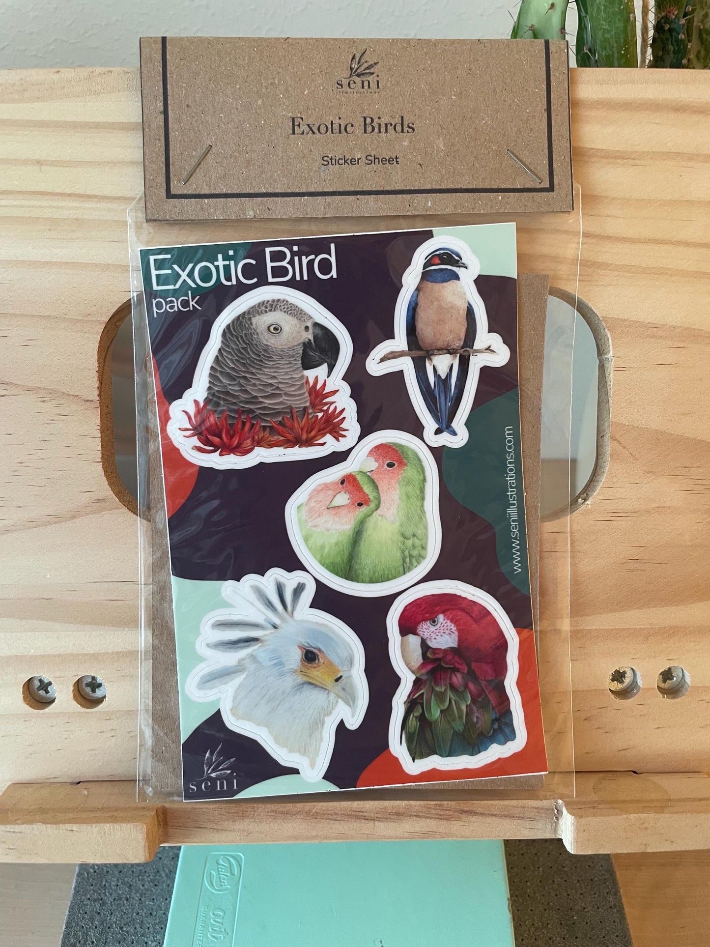 Bird Sticker Sheets - Exotic & Finnish Packs, Original Art, A6 Vinyl