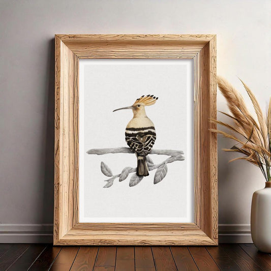 Hand-Drawn Bird Illustration Print – Nature Wall Art