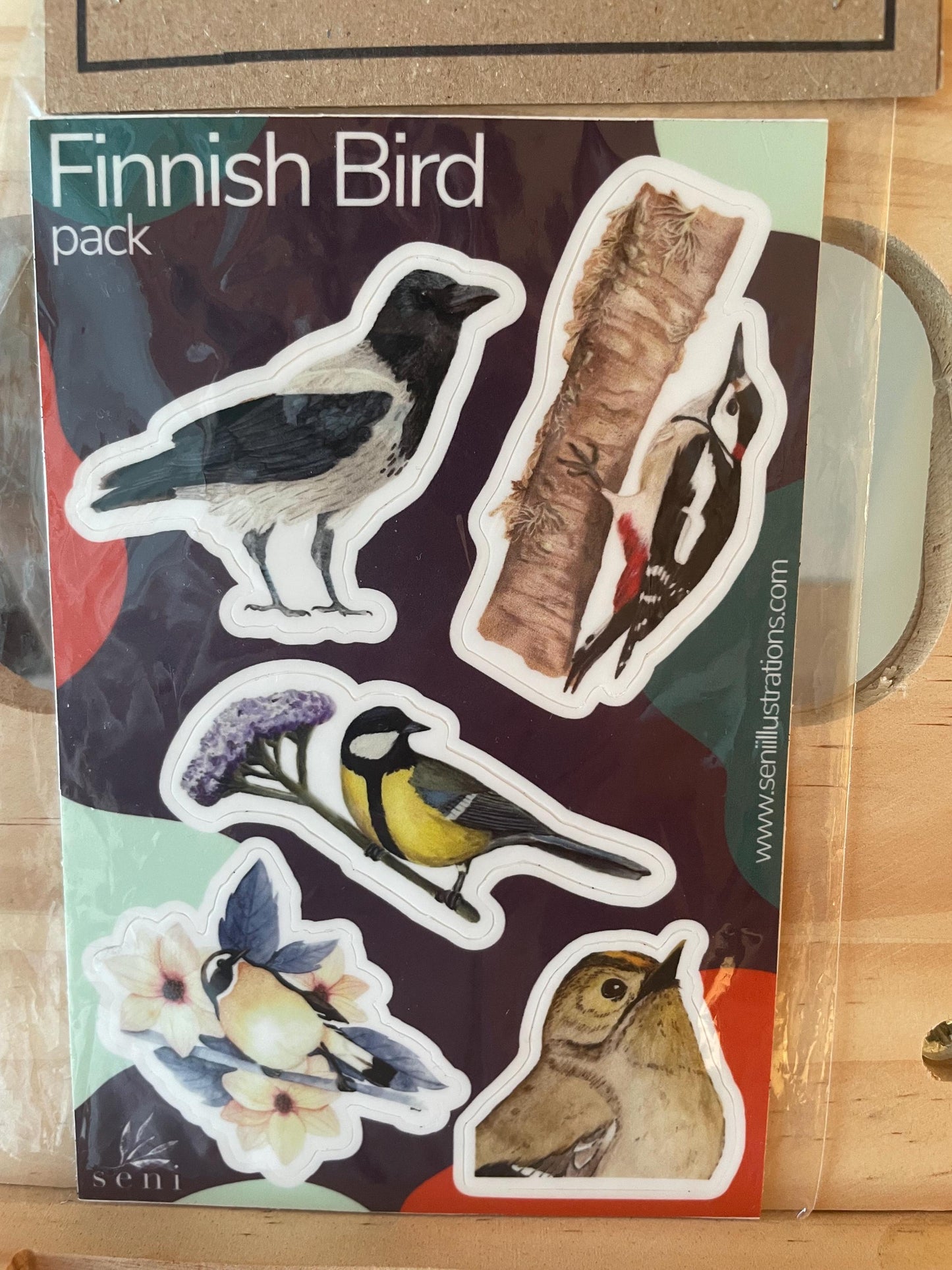 Bird Sticker Sheets - Exotic & Finnish Packs, Original Art, A6 Vinyl