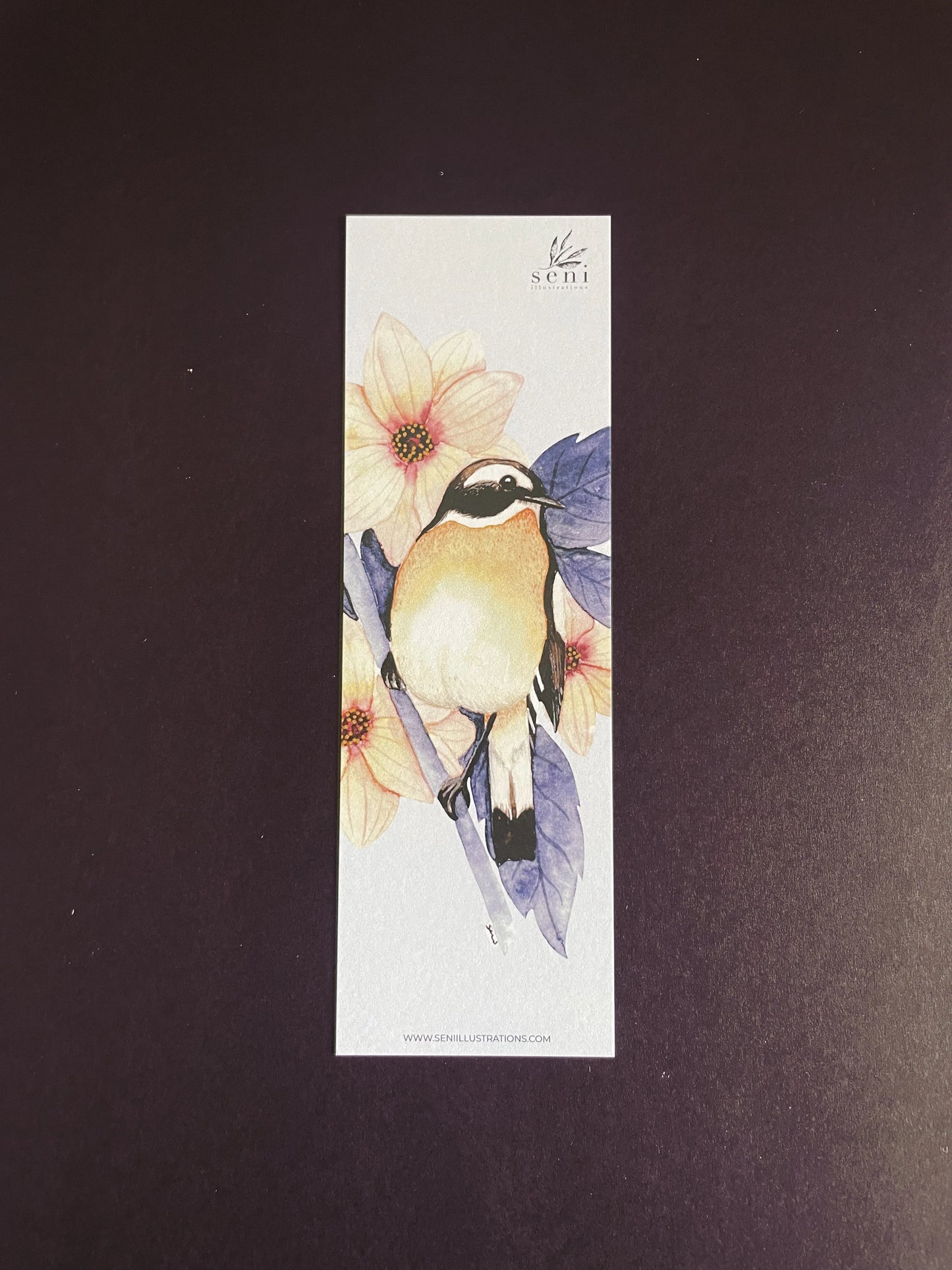 BirdMark - Bird Illustration Bookmark - Gift for Book Lovers