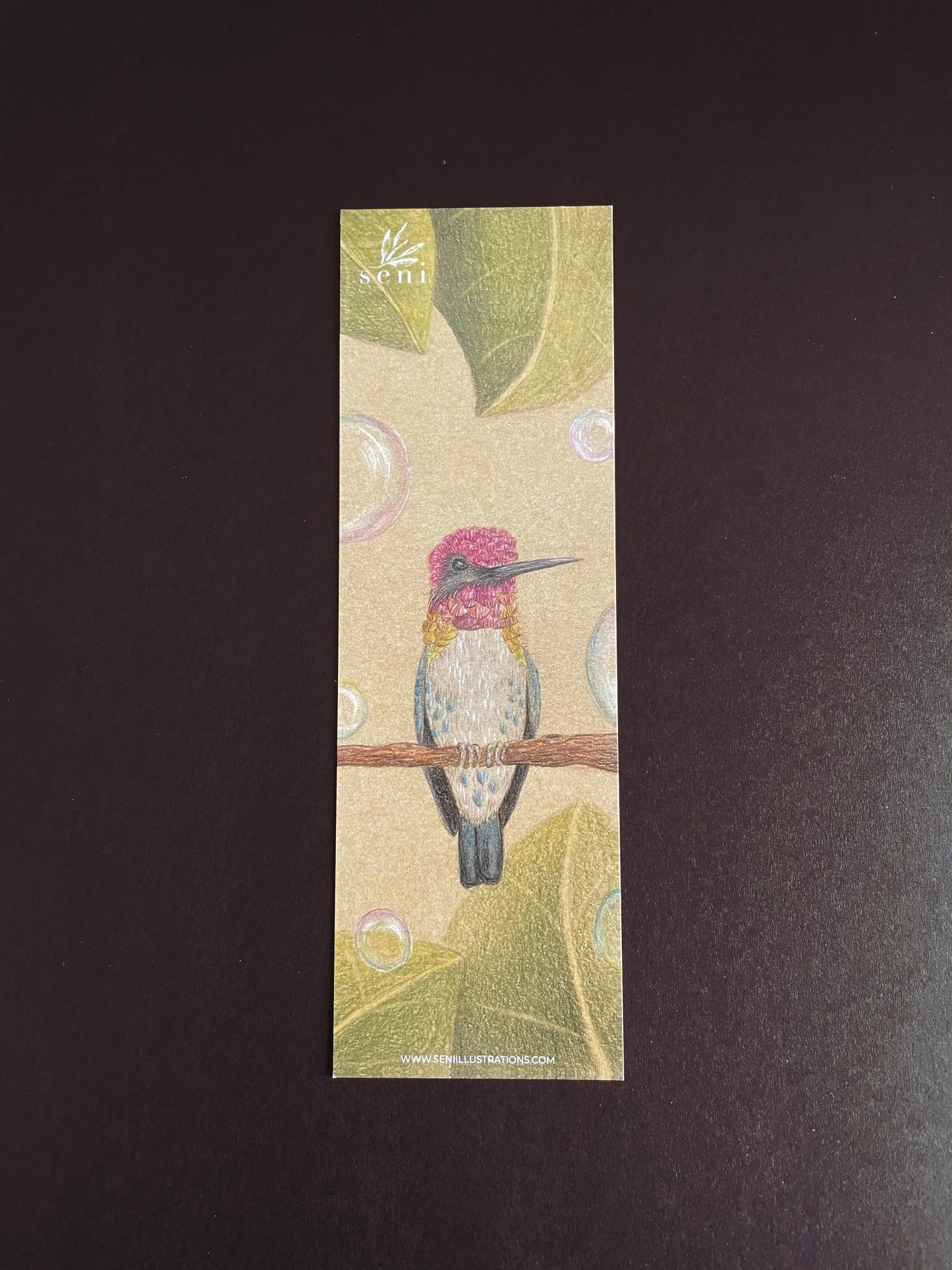 BirdMark - Bird Illustration Bookmark - Gift for Book Lovers
