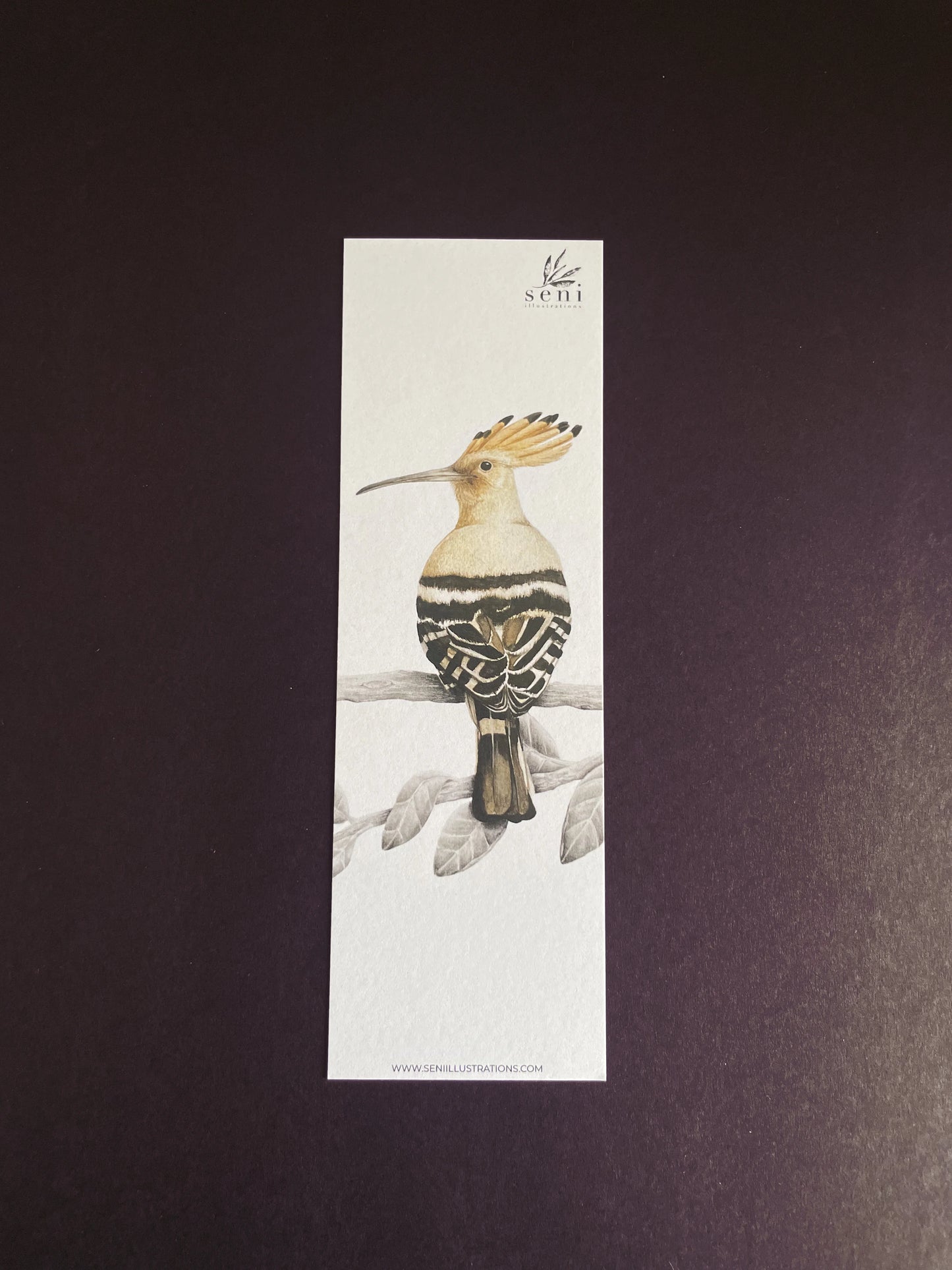 BirdMark - Bird Illustration Bookmark - Gift for Book Lovers