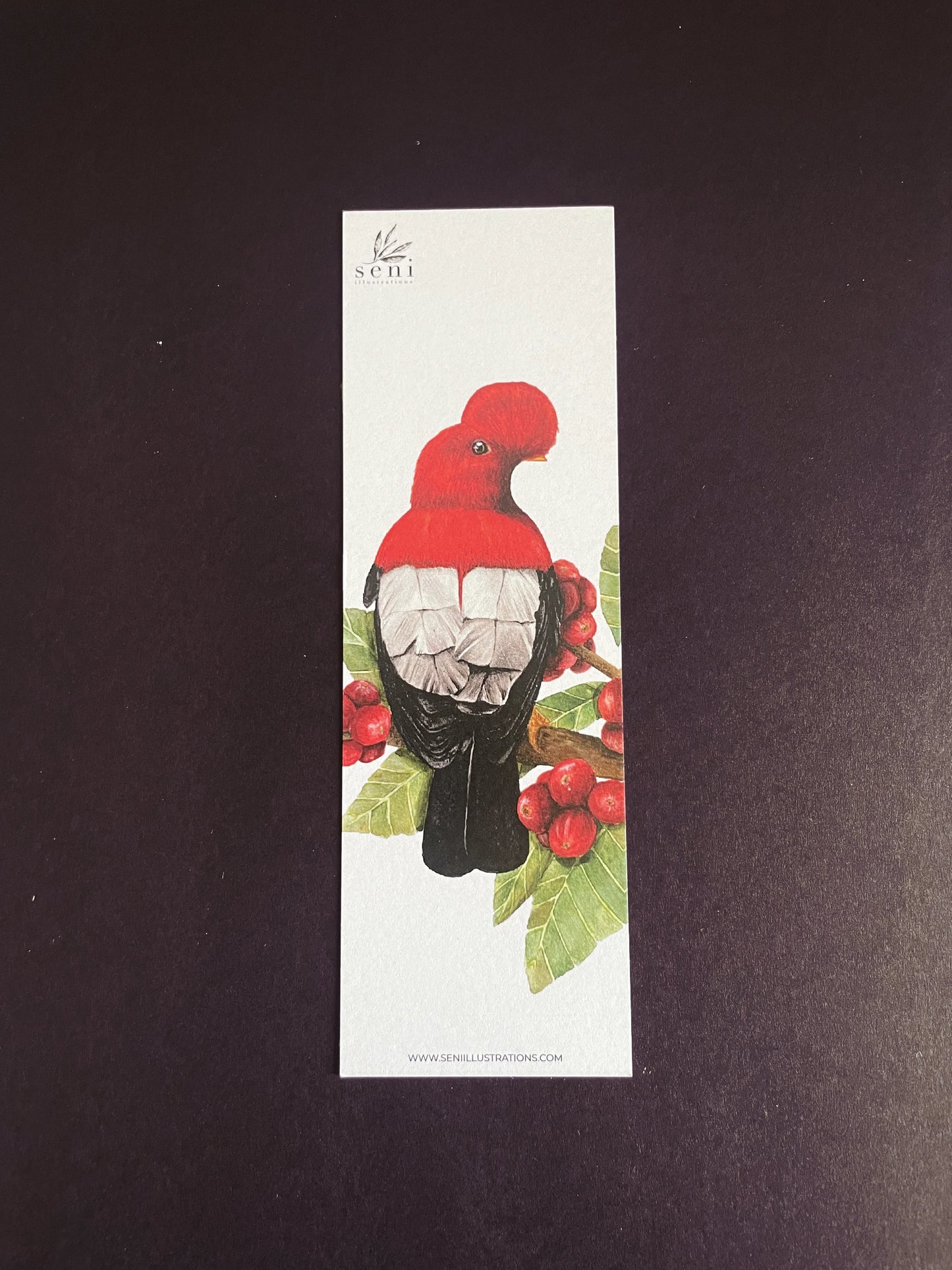 BirdMark - Bird Illustration Bookmark - Gift for Book Lovers