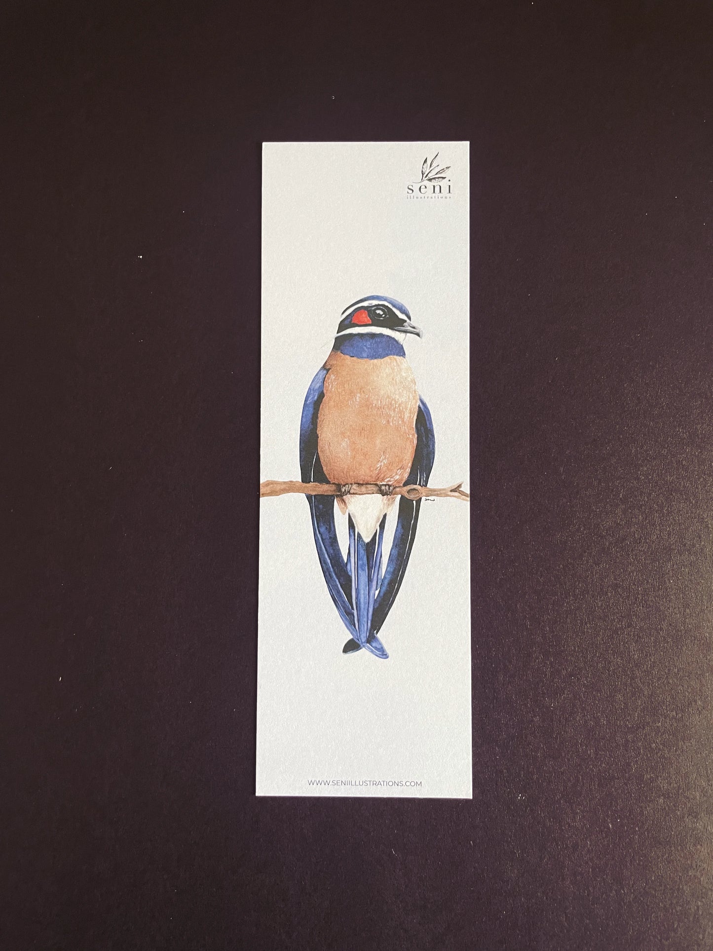 BirdMark - Bird Illustration Bookmark - Gift for Book Lovers