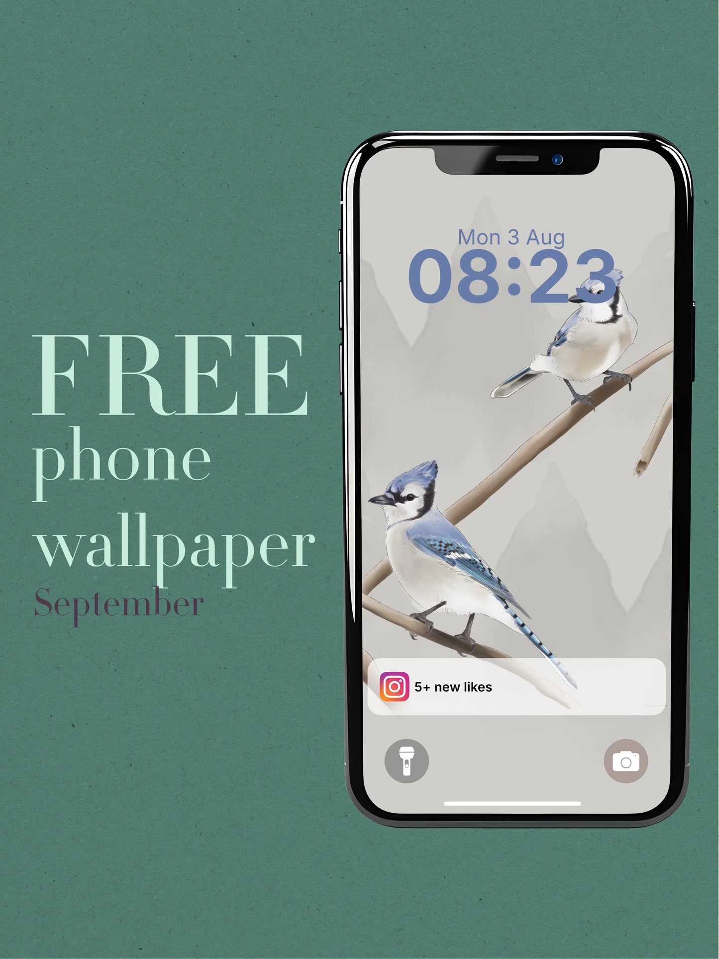 SeptemberCellphone Wallpaper - monthly freebie