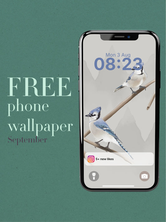 SeptemberCellphone Wallpaper - monthly freebie